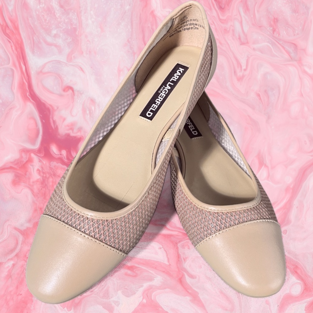 KARL LAGERFELD VALINA BALLERINA FLAT
